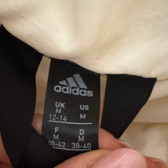 Adidas White Quilted Puffef Jacket - Picture 5 of 6